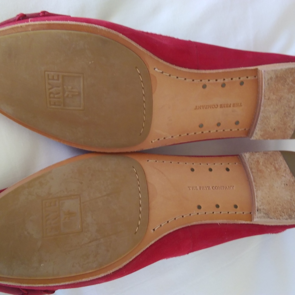 Frye Esther Ballet Flats with Bow - Picture 3 of 8